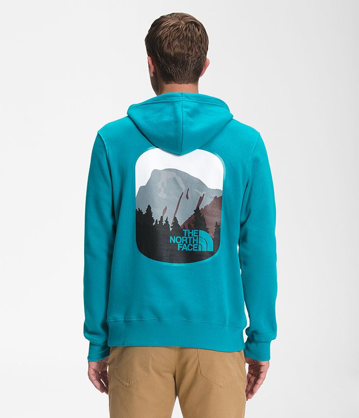 The North Face Hoodie Parks Pullover Blue - Mens - Thailand KHOWS-7648